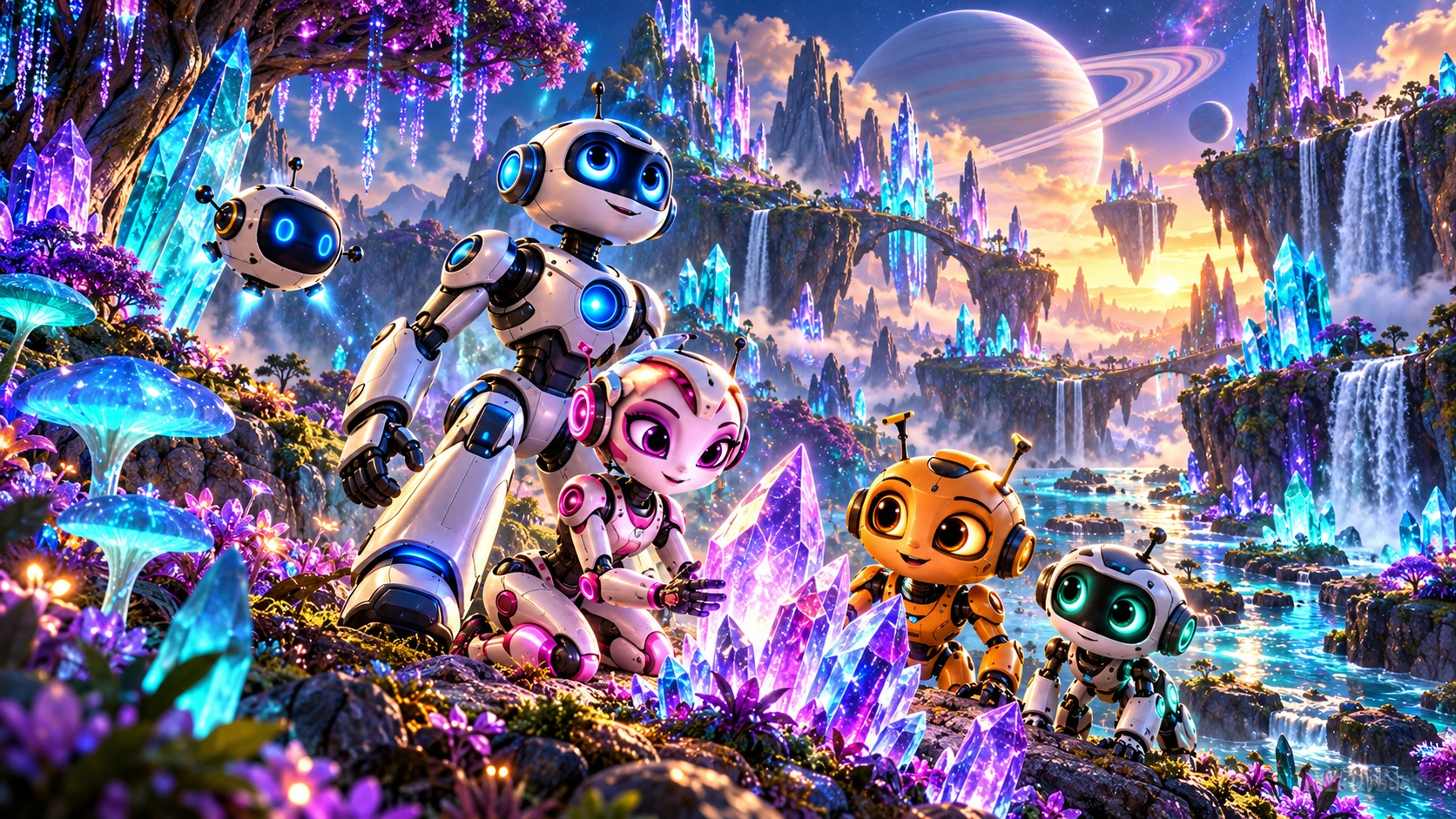 A glowing discovery brings the friends together beneath an alien sky.