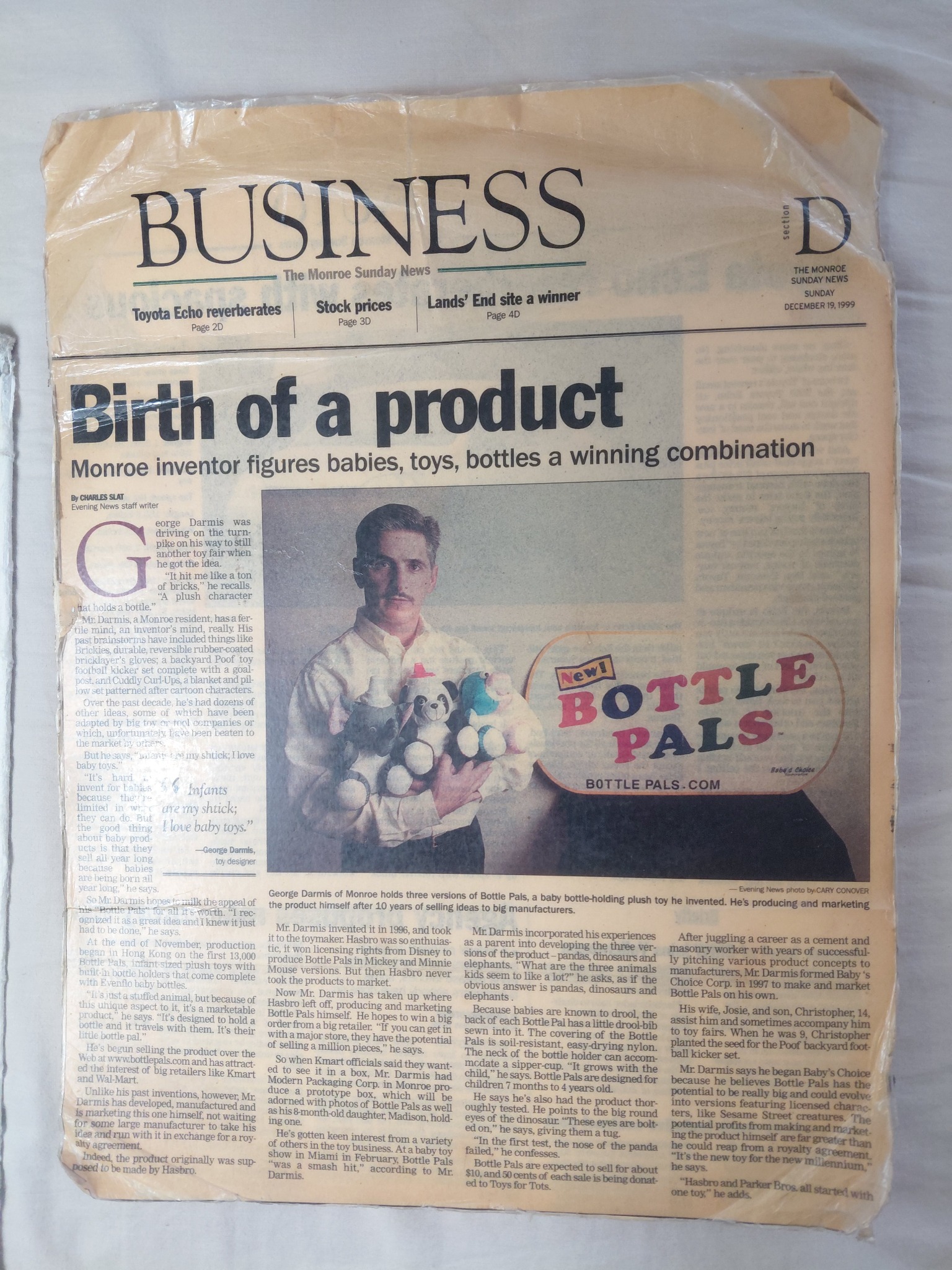 Bottle Pals in the press
