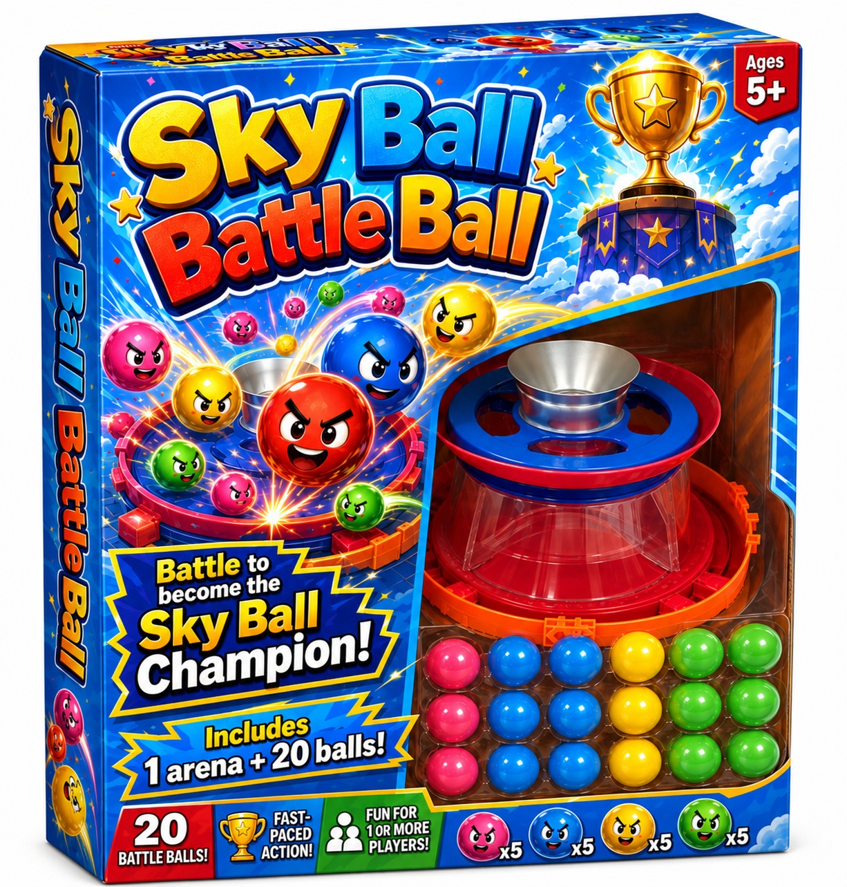 Sky Ball Battle Ball tabletop game package