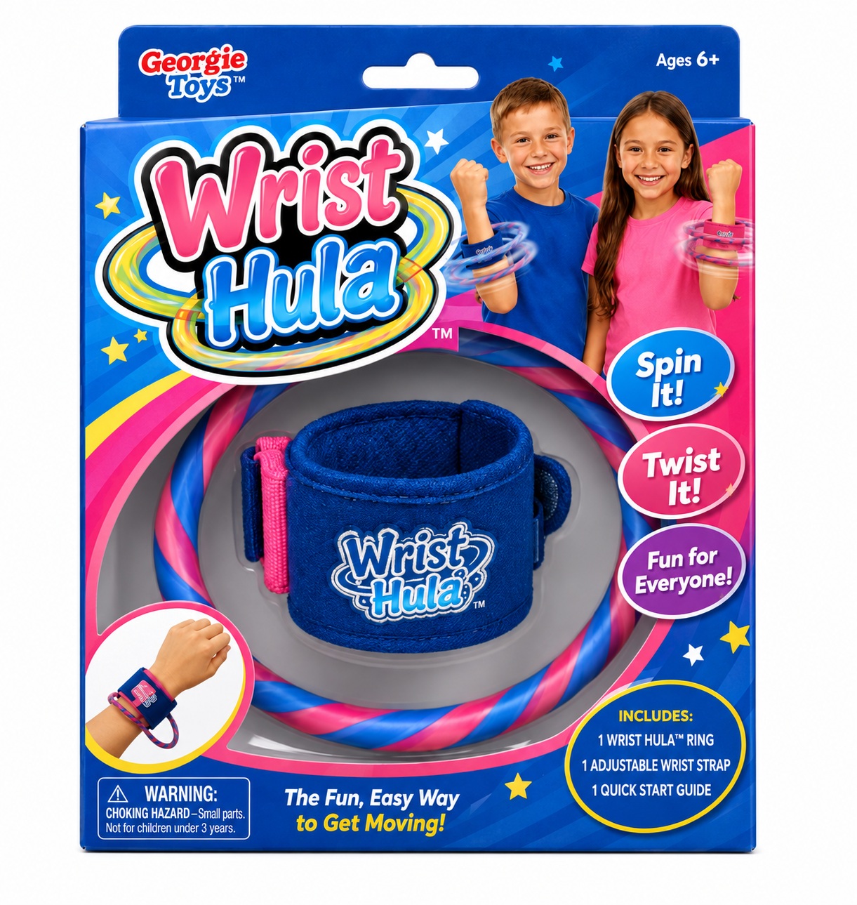 Wrist Hula spinning wrist toy package